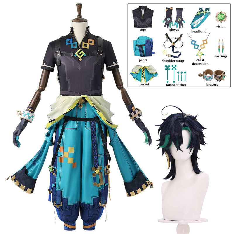 Party Games Carnival - Kinich Cosplay Genshin Impact Cosplay disfraz