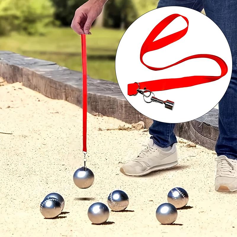 Bocce Ball Lawn - Recogedor de bolas magnético, portátil, para
