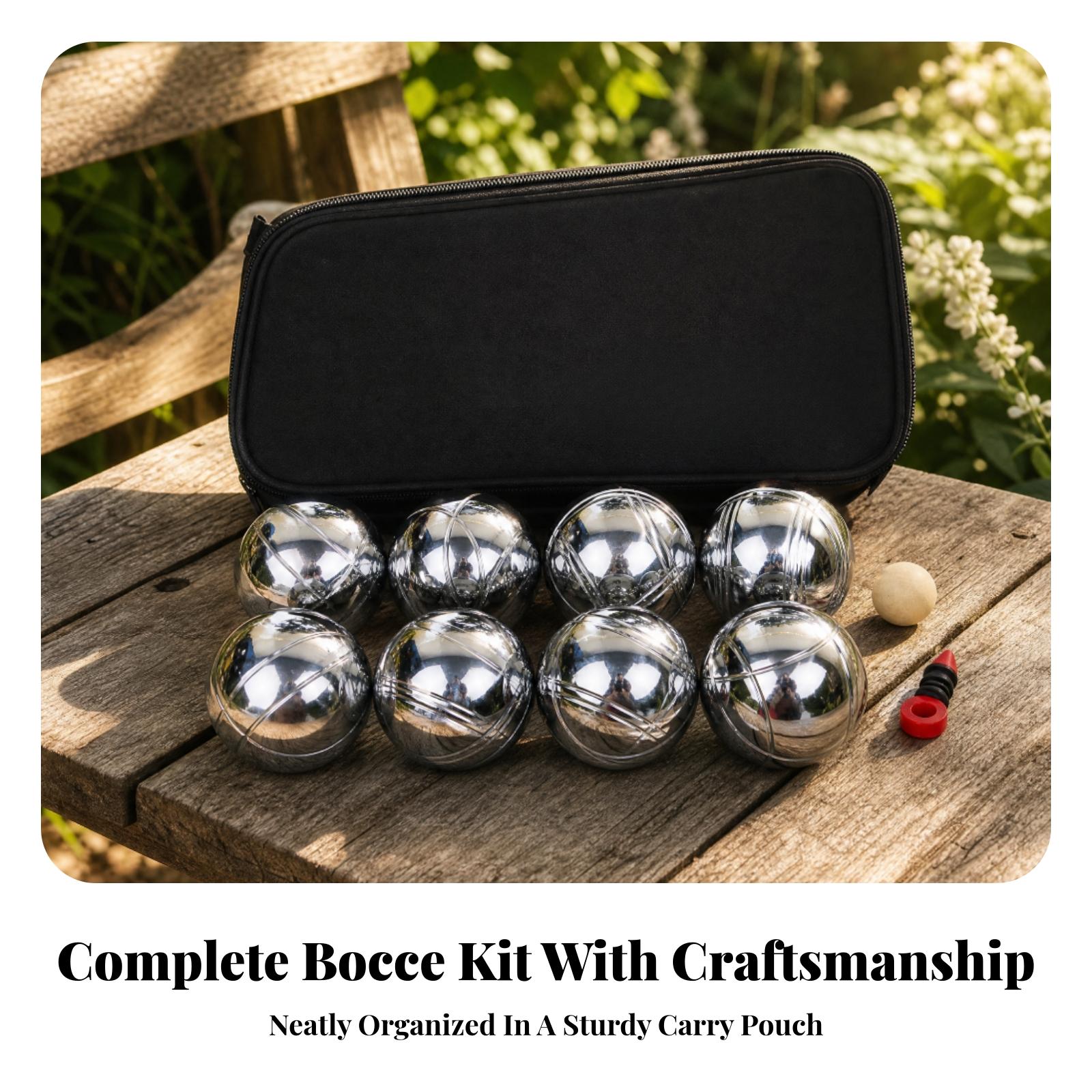 Juego de Bocce para Jardín con - Bocce Ball Lawn reseña y precio