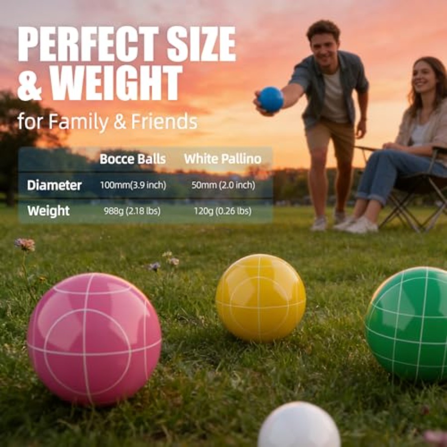Juego de Bochas para Jardín y  - Bocce Ball Lawn reseña y precio